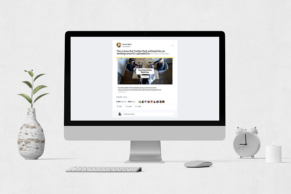 Lady Boss Twitter Posts in Twitter Templates - product preview 3