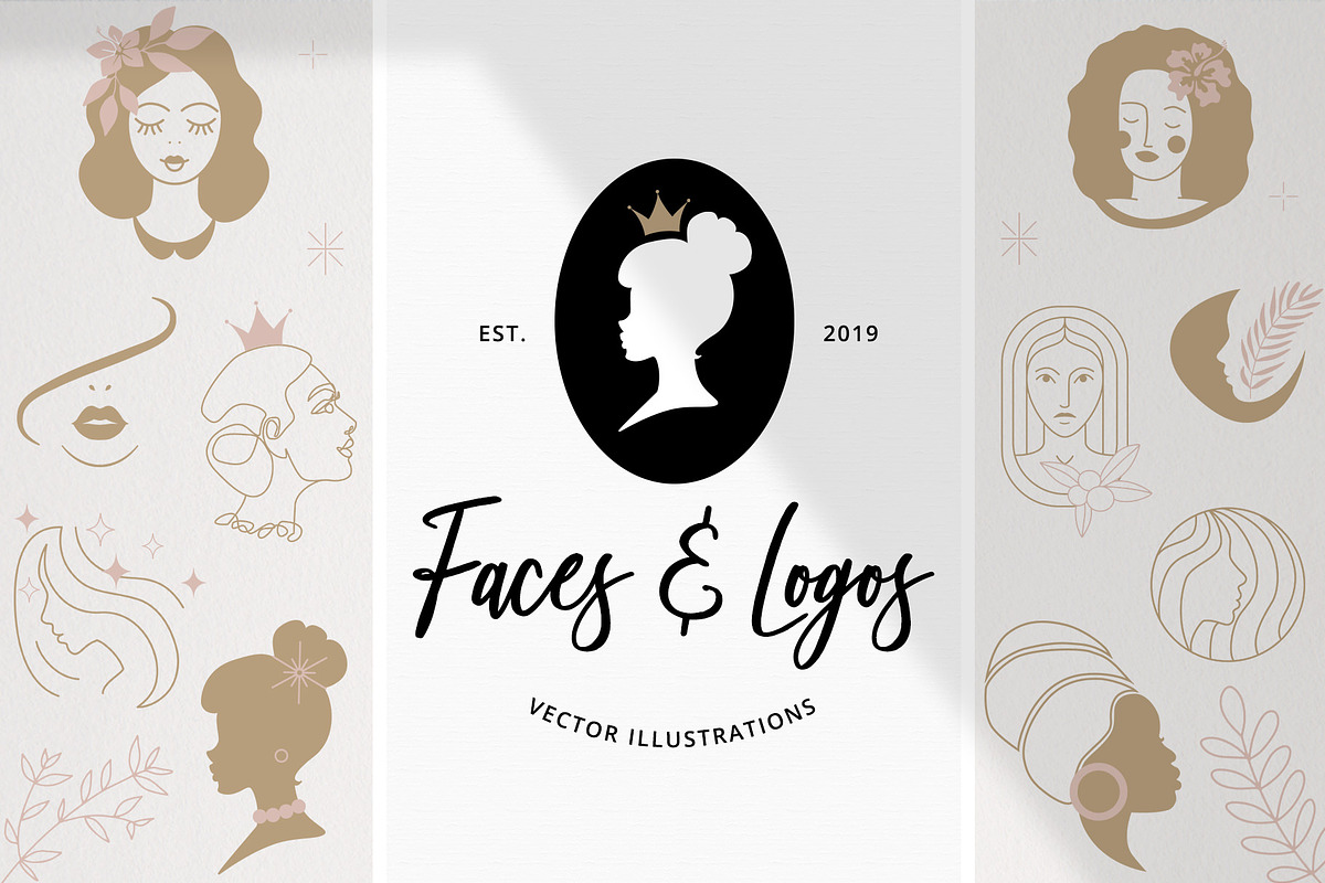 Faces & Logo Templates in Logo Templates - product preview 8