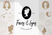 Faces & Logo Templates