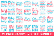 29 Pregnancy Svg Bundle