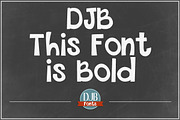 DJB This Font is Bold Font
