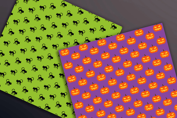 Halloween Digital Papers 3 in Patterns - product preview 3