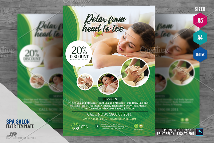 Spa and Resort Promo Flyer