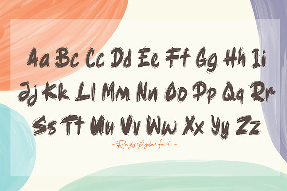 Ragsy | Cartoon layered font in Blackletter Fonts - product preview 4