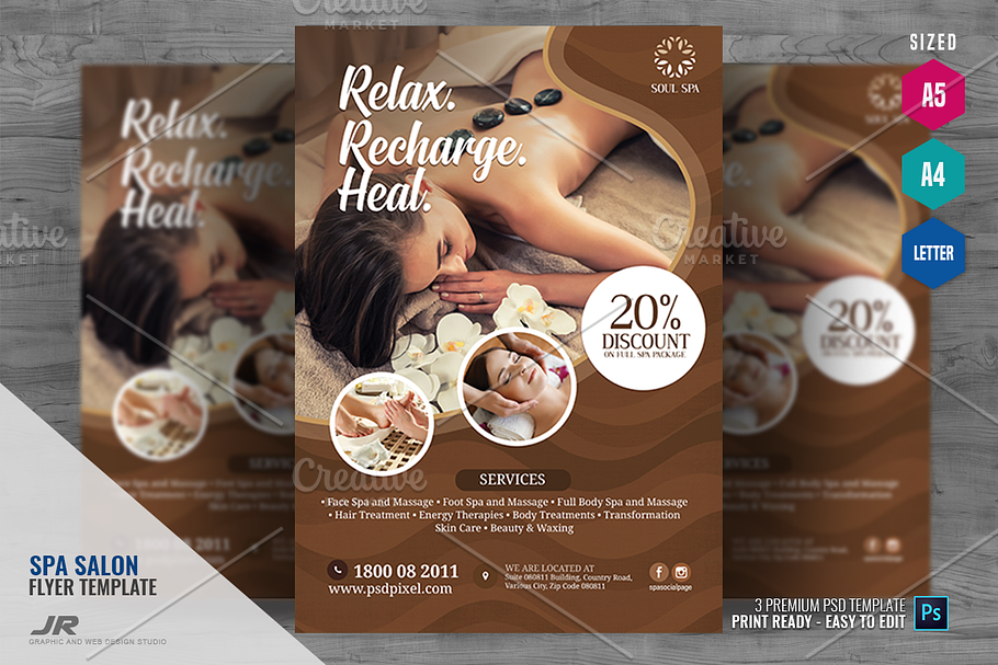 Spa and Body Care Flyer
