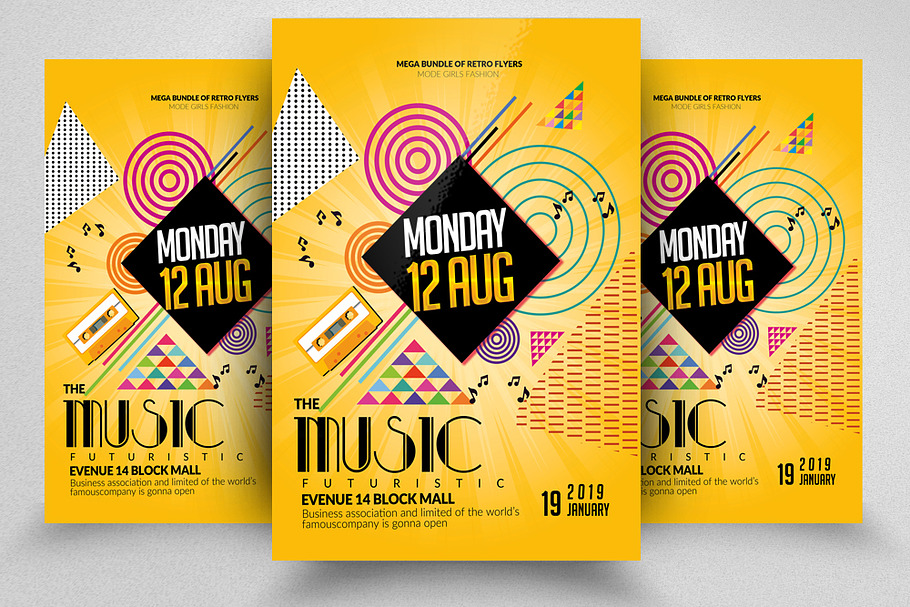 Music Event Night Flyer Template