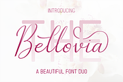 The Bellovia : Beautiful Font Duo