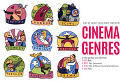 Cinema Genres Set