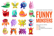 Funny Monsters Set