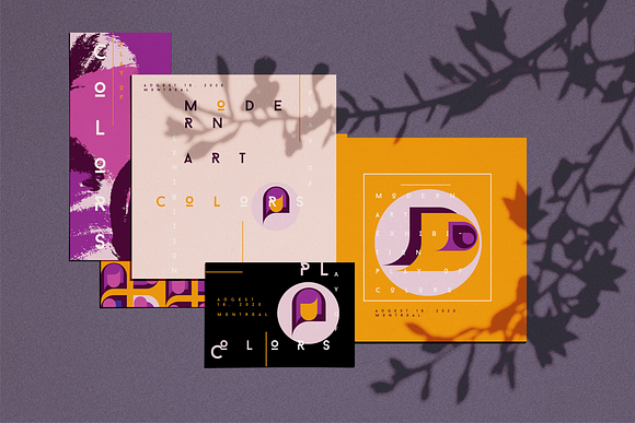 Branding collection -Play of colors- in Illustrations - product preview 9