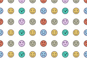 Seamless emoji patterns