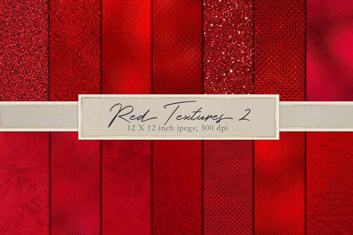 Red foil and glitter backgrounds in Textures - product preview 8