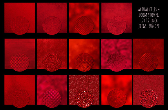 Red foil and glitter backgrounds in Textures - product preview 1