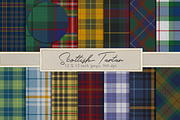 Scottish tartan plaid backgrounds