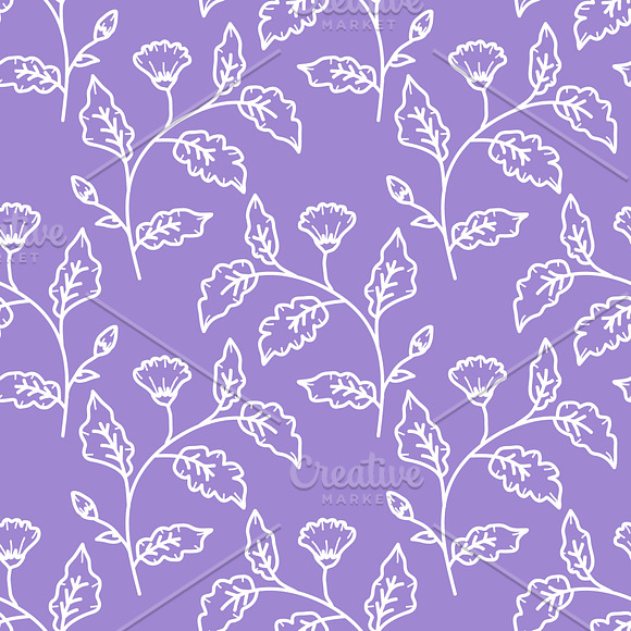 Seamless floral patterns in Patterns - product preview 1