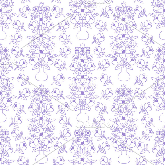 Seamless floral patterns in Patterns - product preview 2