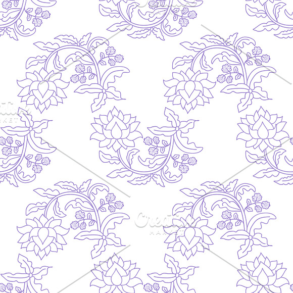 Seamless floral patterns in Patterns - product preview 4