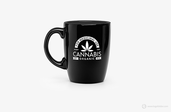 Cannabis Logo Design Template in Logo Templates - product preview 2