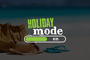 Holiday mode ON - T-Shirt Design