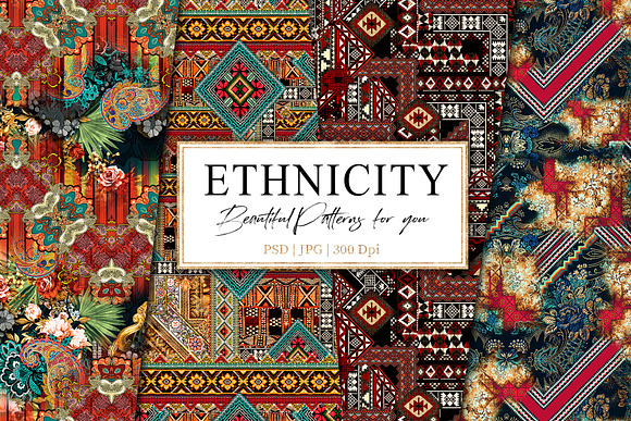 Ethnicity | 4 African Seamless in Patterns - product preview 5