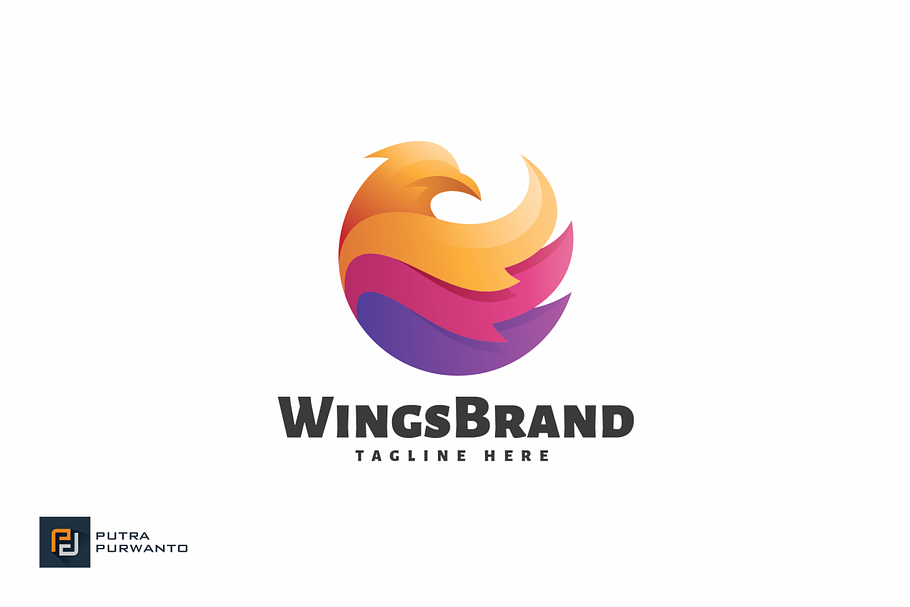 Wings Brand - Logo Template in Logo Templates - product preview 8