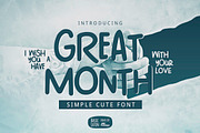 Great Month Font (50% OFF 2019)