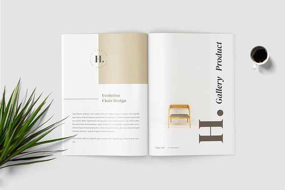Hilary - Furniture Magazine Template in Brochure Templates - product preview 2