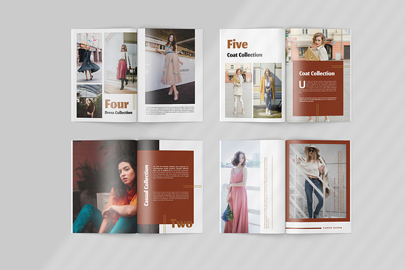 Alinea - Fashion Lookbook Template in Brochure Templates - product preview 4