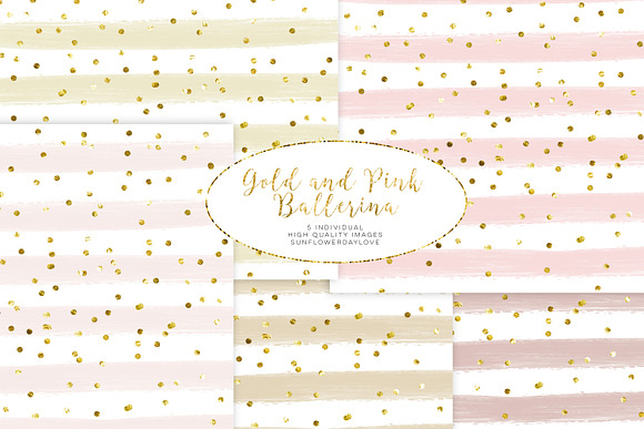 Blush and Gold Watercolor Backdrop, in Textures - product preview 1