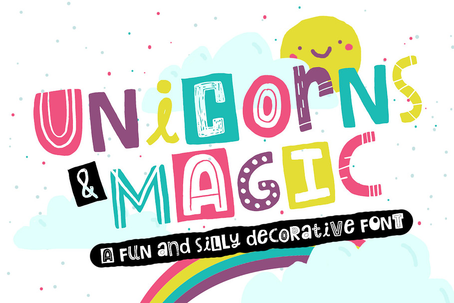 Unicorns & Magic font in Display Fonts - product preview 8