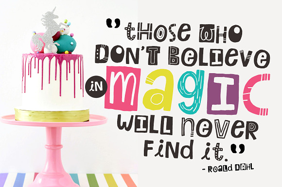Unicorns & Magic font in Display Fonts - product preview 1