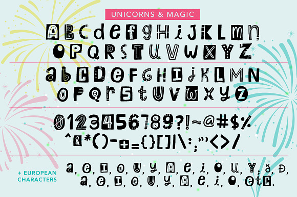 Unicorns & Magic font in Display Fonts - product preview 6