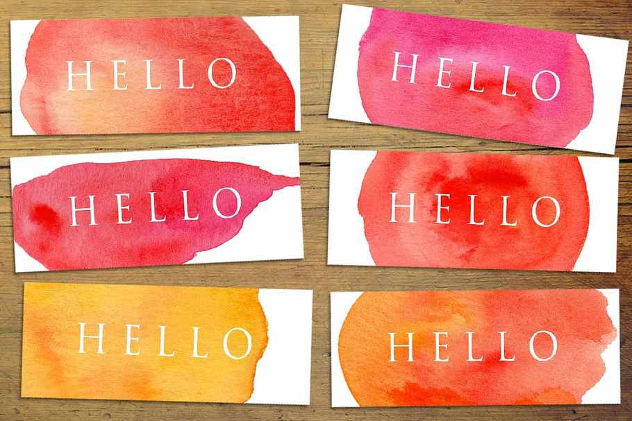 Fiery Hello - Mini Business Cards