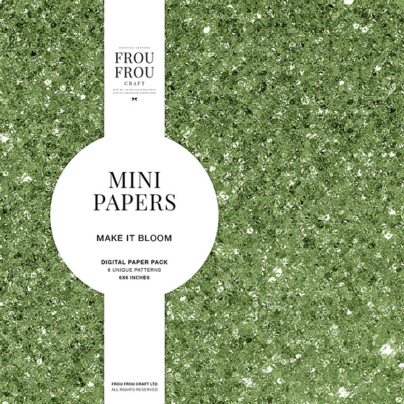 Copper Gray Spring Mini Papers in Patterns - product preview 6