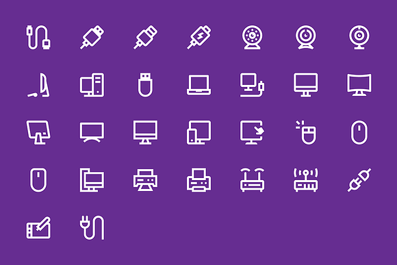 Devices — Workplace in Icons - product preview 3