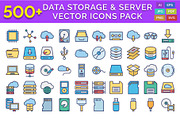 500+ Data Storage & Server Icons