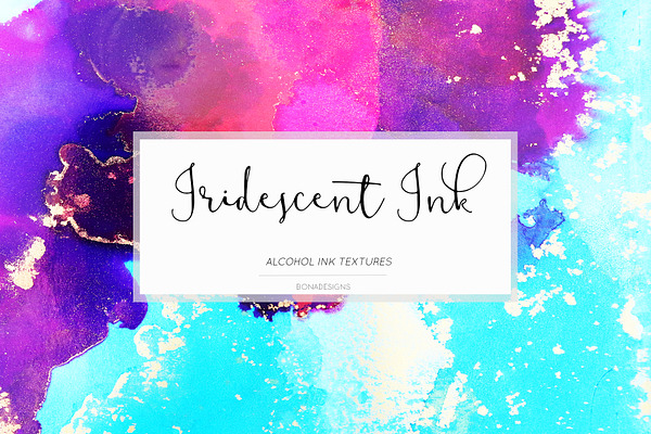 Iridescent Ink Textures