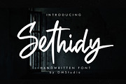 Sethidy - Handwritten Font