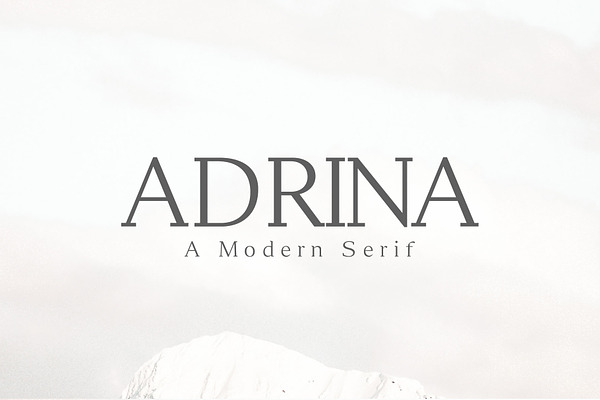 Adrina Modern Serif Font Family