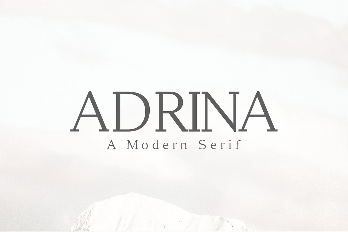 Adrina Modern Serif Font Family in Serif Fonts - product preview 8