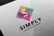 Simply Letter S Logo