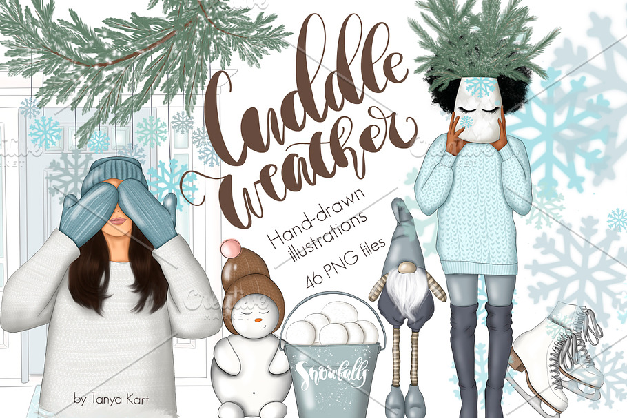 Cuddle Weather Clipart & Patterns