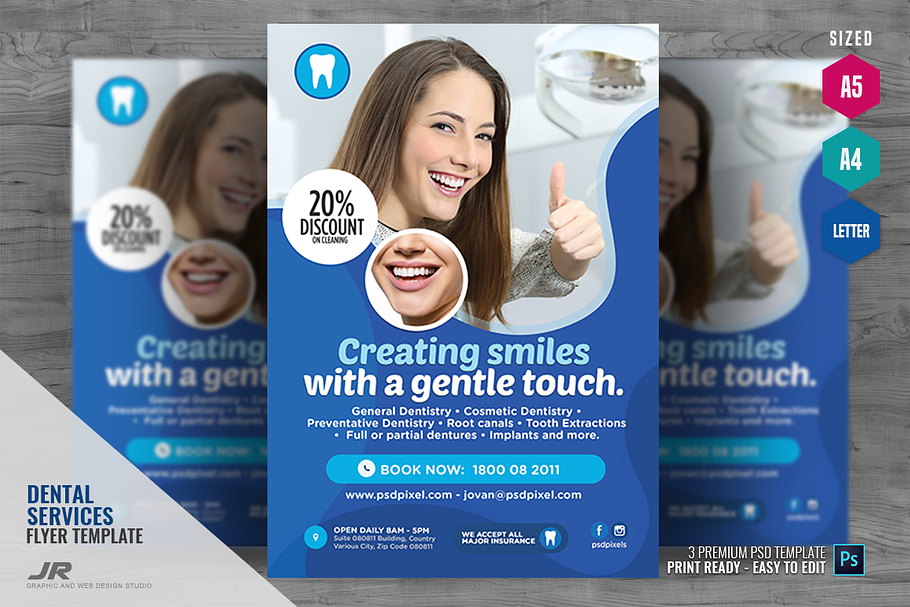 Dental Services Promotional Flyer