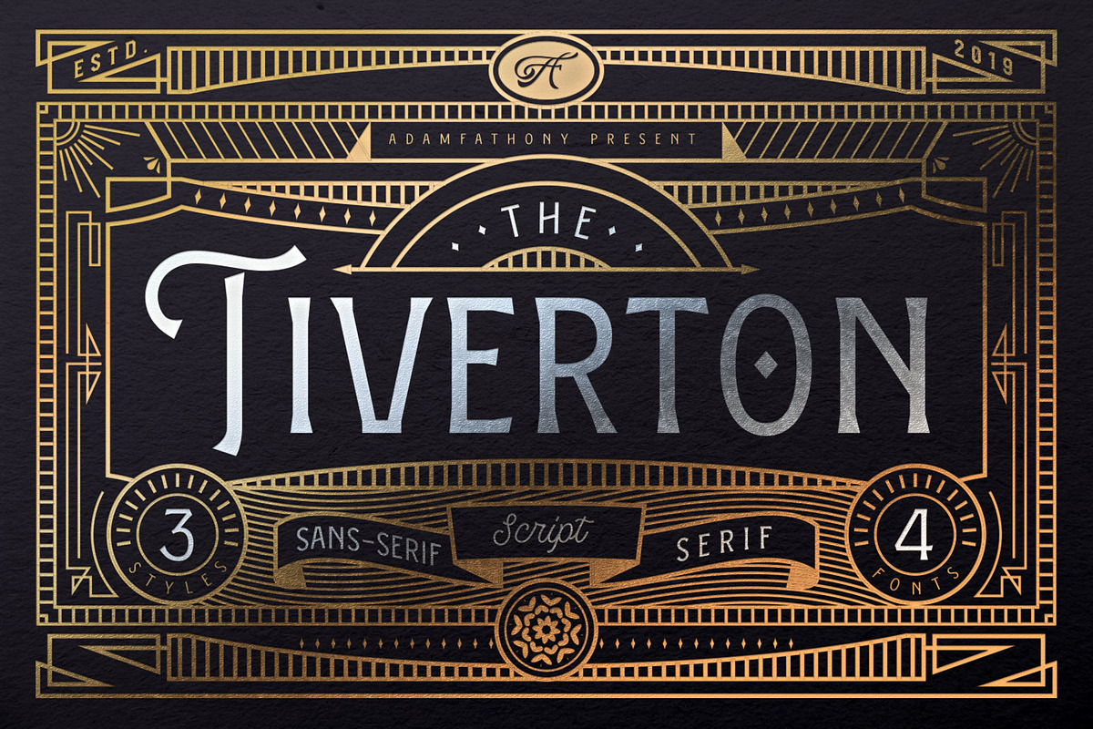 Tiverton Font Trio in Display Fonts - product preview 8
