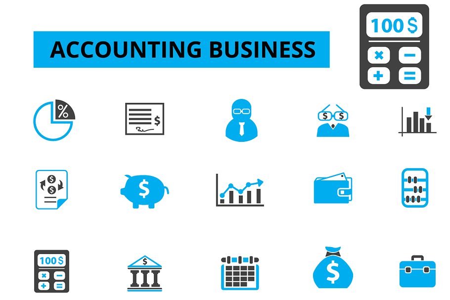 20 accounting business icons in Graphics - product preview 8