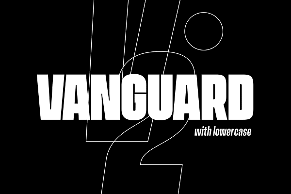 Vanguard CF: brilliant & bold sans