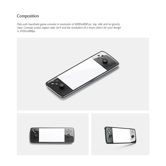 Gaming Console Mockup in Mockup Templates - product preview 1