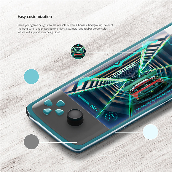 Gaming Console Mockup in Mockup Templates - product preview 2