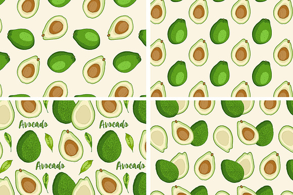 Avocado Design Kit in Illustrations - product preview 2