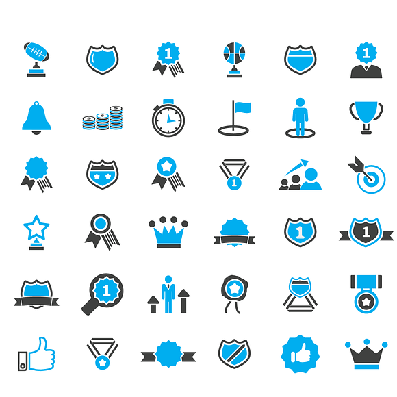 36 awards icons in Graphics - product preview 2